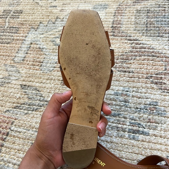 Saint Laurent Women's Brown Sandals - Picture 5 of 6